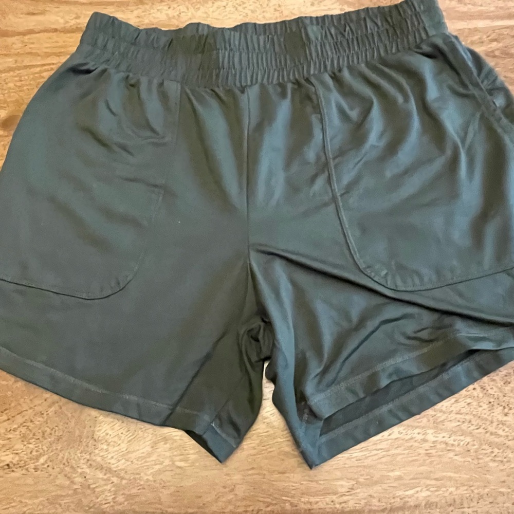 All in Motion green Athletic Shorts